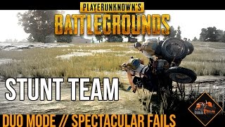 The Colonel and Steggs Ultimate Stunt Team  Playerunknowns Battlegrounds Fails with style [upl. by Winni]