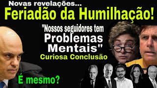 FERIADO SALGADO B0MBA COMPLICA BOLSONARO E quotJORNALISTAS AMIGOSquot  MILEI PALHAÇ0 HUMILHAD0 NOS EUA [upl. by Ailerua]