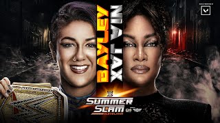 Bayley vs Nia Jax – WWE Women’s Championship SummerSlam Hype Package [upl. by Ihsoyim]