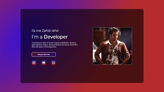 How to Make Portfolio Website using HTML amp CSS [upl. by Fini]