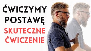 Najlepsze ćwiczenie na GARBIENIE PLECY OKRĄGŁE ból szyi czy ból pleców [upl. by Nanda]