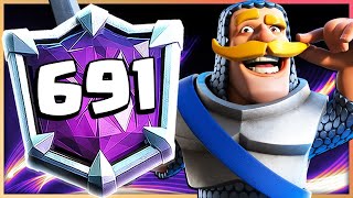 I AM 691 IN THE WORLD with the NEW TOP GRAVEYARD DECK 🏆 — Clash Royale [upl. by Annadiana67]