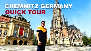 CHEMNITZ GERMANY  IS CHEMNITZ A BEAUTIFUL CITY WALKING TOUR [upl. by Ivel]