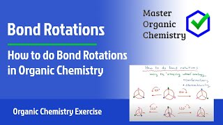 How to do bond rotations in organic chemistry [upl. by Karen955]