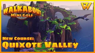 Walkabout mini golf  Quixote Valley hard  VR Meta Quest [upl. by Elleuqar]