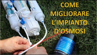 Come migliorare limpianto osmosi La pompa booster [upl. by Cynde]