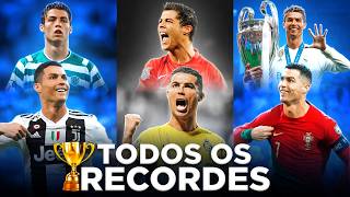 🔥 TODOS os RECORDES do CRISTIANO RONALDO 🔥 [upl. by Pang]