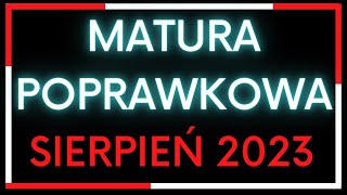 Matura poprawkowa sierpień 2023 formuła 2023 zadanie 1  rozwiązanie [upl. by Africa]