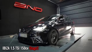 Seat Ibiza  15 tsi EVO 150cv  Stage1  Stage2  ByBND [upl. by Israeli299]