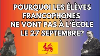 Histoire de la fête la communauté française de Belgique du 27 septembre [upl. by Eveivaneg]