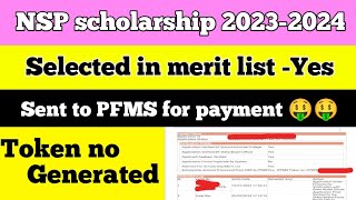 NSP scholarship status changedapplication sent to PFMS for payment [upl. by Idel907]