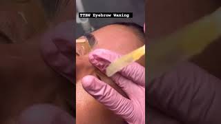 Eyebrow Waxing eyebrows wax eyebrowtutorial viralvideo shorts short reels new youtube [upl. by Ardnekat]