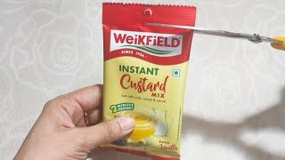 weikfield custard powder recipe  weikfield instant custard mix  weikfield custard powder [upl. by Lyckman]