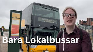 Malmö till Stockholm med bara Lokalbussar [upl. by Lukin]