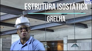 ESTRUTURA ISOSTÁTICA  GRELHA [upl. by Aineles]