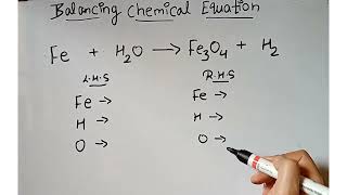 Trick to Balance chemical Equation class 10 [upl. by Dadelos]