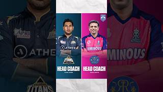 rajasthan royals aur Gujarat Titans NEW HEAD COACH shorts  GT AUR RR [upl. by Yssis]