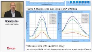 Determination of Protein Unfolding Using UVfluorometry [upl. by Nehtanhoj]