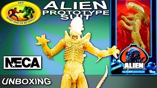 UNBOXING  Alien  PROTOTYPE SUIT  NECA  Thats A Big ALBINO Xenomorph [upl. by Rolfston]