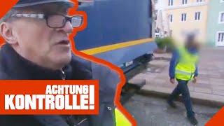 LKW Kontrolle Mann fährt ohne LKW Führerschein LKW  Achtung Kontrolle  Kabel Eins [upl. by Llemaj]