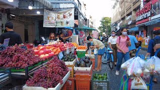 4K 🇹🇭 Walking Silom Soi 20 Morning Market in Bangkok Thailand November 2023 [upl. by Sletten]