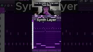 how to make a yung lean type beat flstudio flstudiotutorial typebeat yungleantypebeat bladee [upl. by Nuahsal998]