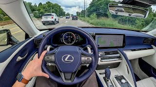 2024 Lexus LC 500  Living With The Ultimate V8 Convertible Cruiser [upl. by Alfredo]