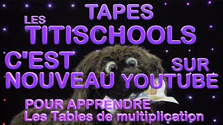 Tables de multiplication en chanson 2345678 et 9 en une seule fois [upl. by Auqinahc]