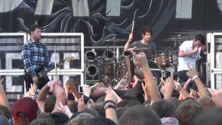 A Day To Remember  2nd Sucks live at Riot Fest 2012 [upl. by Ahtamat249]