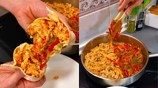 Como hacer FAJITAS de POLLO  Receta Fajitas DELICIOSA Y FÁCIL [upl. by Rasia147]