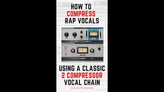 How To Use 2 Compressors On Rap Vocals shorts [upl. by Noach]