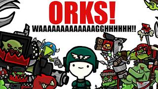 ORKS The BEST Xenos  Warhammer 40k Lore [upl. by Elo]