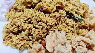 Sambar butti recipe ಸಾಂಬರ್ ಬುತ್ತಿ lunch box recipe rice recipeSimple veg recipes [upl. by Wonacott]