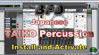 BFD Japanese TAIKO Percussion  Install and Activate [upl. by Donal]