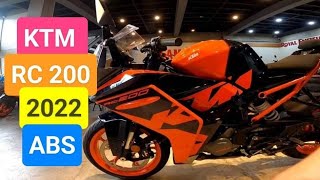 NEW KTM RC 200 ABS 2022 SRP 198000 REVIEW SPECS  KIRBY MOTOVLOG [upl. by Samson]