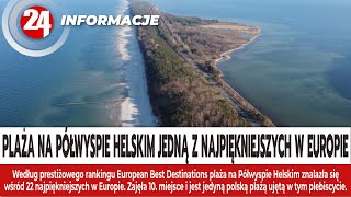 Plaża na półwyspie Helskim jedną z najpiękniejszych w Europie [upl. by Alphonso]