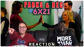 Parks and Recreation 6x21 Moving Up Part 1 Reaction FULL Reactions on Patreon [upl. by Alliuqat]