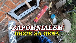 ZALEGŁE OKNA WSTAWIONE REMONT STAREGO DOMU VLOG BUDOWA 388 [upl. by Ube625]