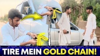 🚗 Car K Tire Mein Phansi Gold Chain⛓️‍💥 Wait For End😱 [upl. by Dreher]