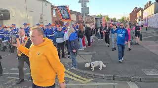 Whiterock Flute Band Shankill Arch Dedication Shankill June 2024 Wee Spot in Europe [upl. by Kremer]