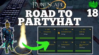 SO MANY HUGE DROPS  Road to Partyhat  Episode 18  Runescape 3 [upl. by Hanny]