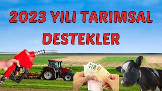 2023 Yılı Tarım ve Hayvancılık Desteklemeleri Belli Oldu [upl. by Ibmab350]