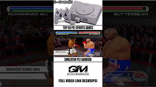 Best Sports Games For PS1  Best PS1 Games  Emulator PS1 Android [upl. by Esinahs315]