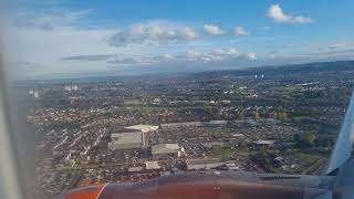 Glasgow Airport Landing Jet2 [upl. by Laden]