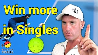 WIN More Singles Matches with These Pickleball Strategies [upl. by Groome]