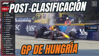 CLASIFICACIÓN F1 INACEPTABLE CHECO PÉREZ EN OTRA POLE DE NORRIS  GP DE HUNGRÍA 2024 [upl. by Anaerdna]