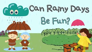 Story Time  Can Rainy Days Be Fun  Stories Poems for Kids  arcbrainsparks poemforkids [upl. by Islehc]