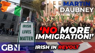 NO MORE immigration Irish FLOOD Dublin streets in FURY to demand END to mass migration [upl. by Asilrahc]