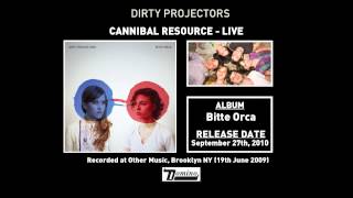 Dirty Projectors  Cannibal Resource Live [upl. by Pablo638]