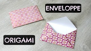 CRÉER SON ENVELOPPE   Origami  Pliage [upl. by Nosraep409]